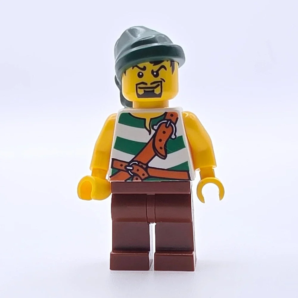 LEGO Pirates II Minifigure One Size Green Brown Excellent Condition Preowned Fig